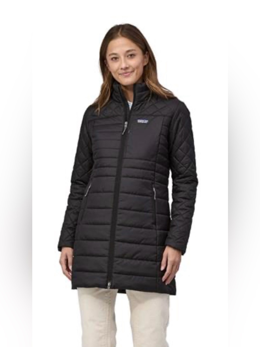 Patagonia Black Long Quilted Puffer Jacket